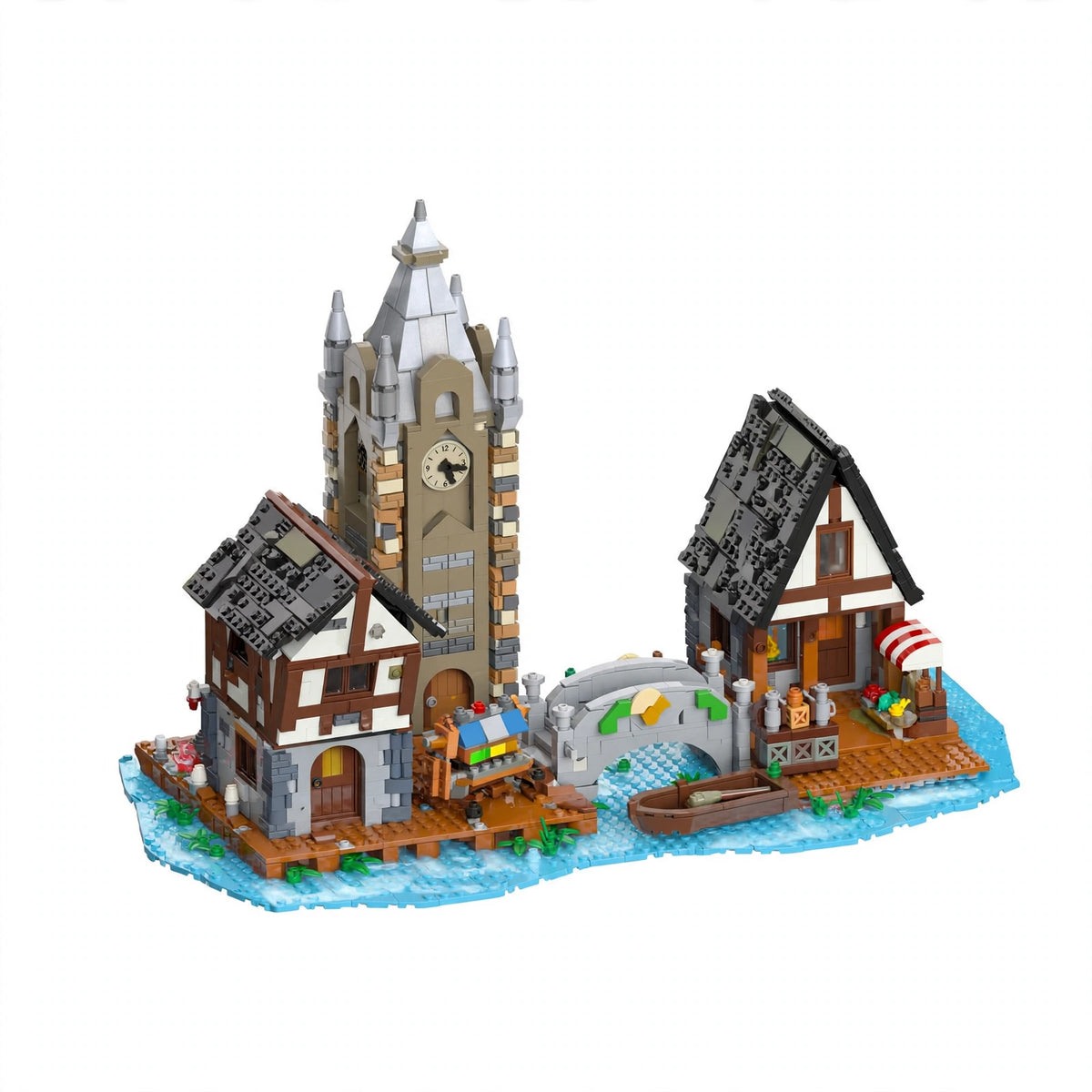 Medieval Market Building Set