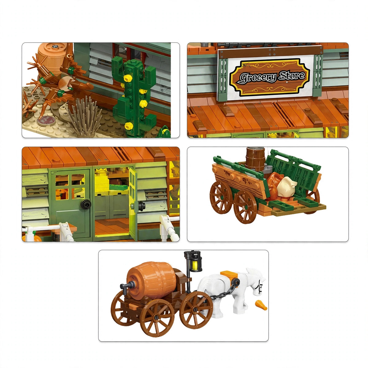 Wild West Grocery Store Building Set