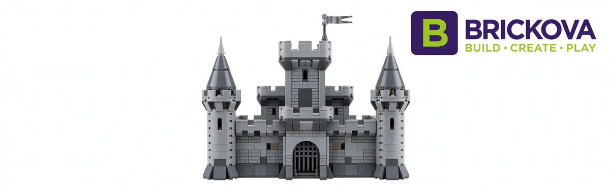 BRICKOVA Black Falcon's Castle 6609PCS - Medieval Fortress
