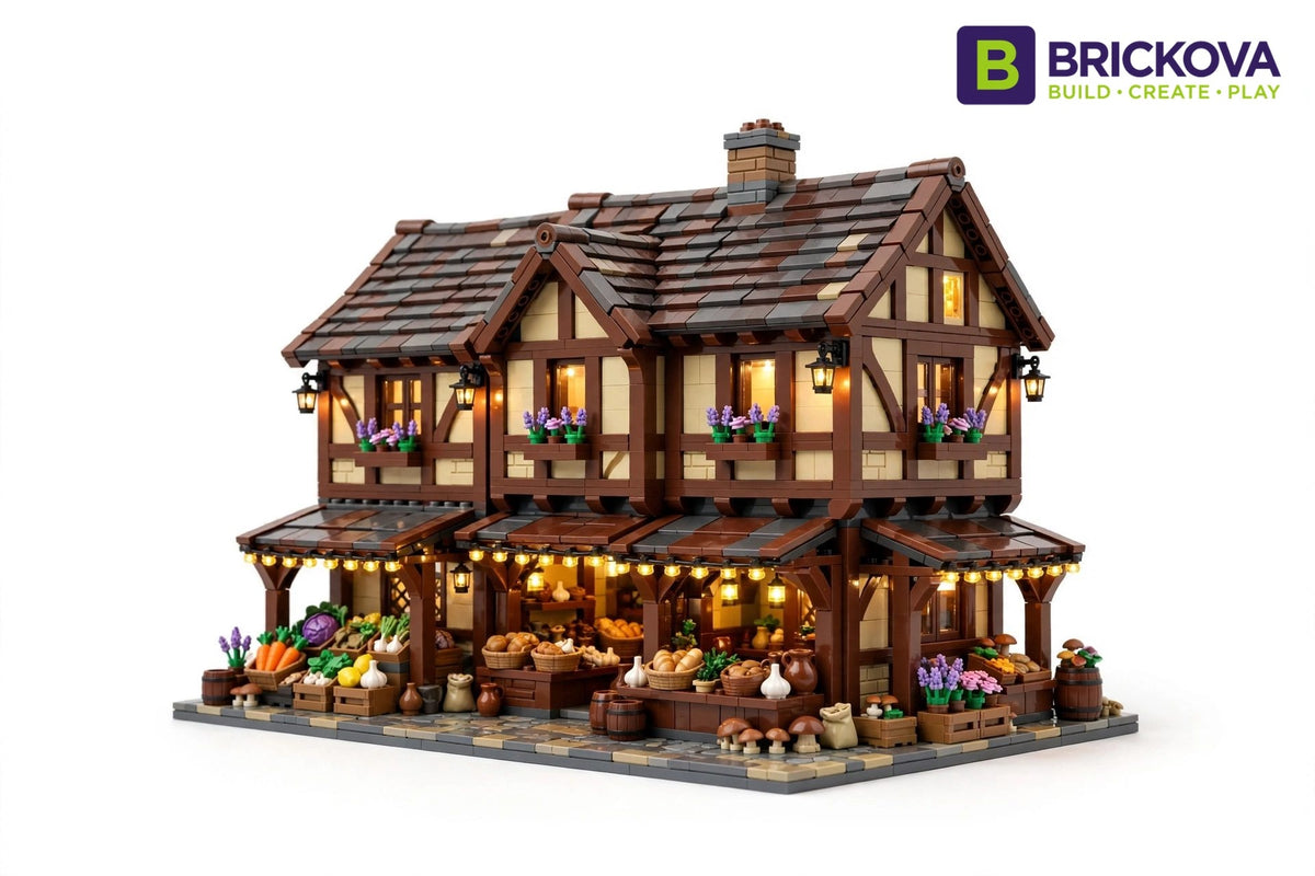 Medieval Market - 3335 pcs - Includes LED Light Components