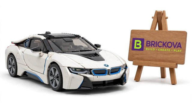 White Supercar - Brick Model